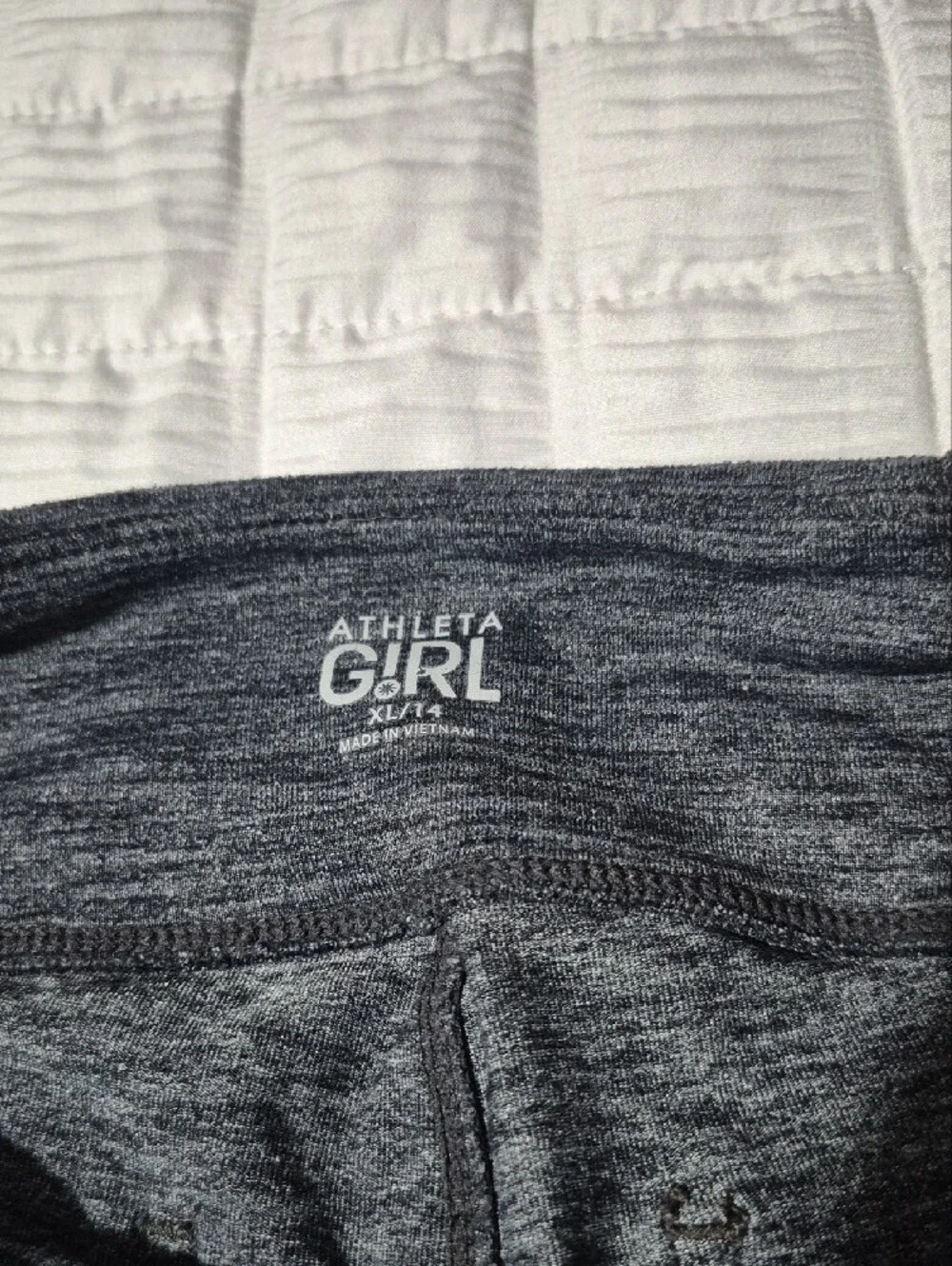 Athleta Gray Heathered Girl Leggings
